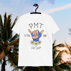PMT Blue Shaka VTA x SB White T-Shirt