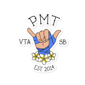 PMT Blue Shaka VTA X SB Sticker