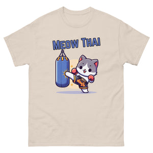 Meow Thai Champion Cute Cat & Martial Arts Shirt