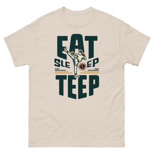 Muay Thai Fighter's Daily Ritual Shirt: Eat Sleep Teep