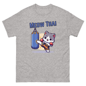 Meow Thai Champion Cute Cat & Martial Arts Shirt