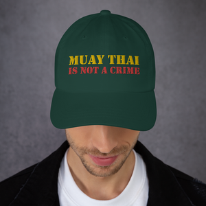 Muay Thai Is Not A Crime Dad hat