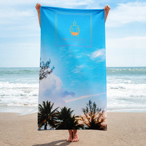 Island Paradise Muay Thai Lifestyle Beach Towel
